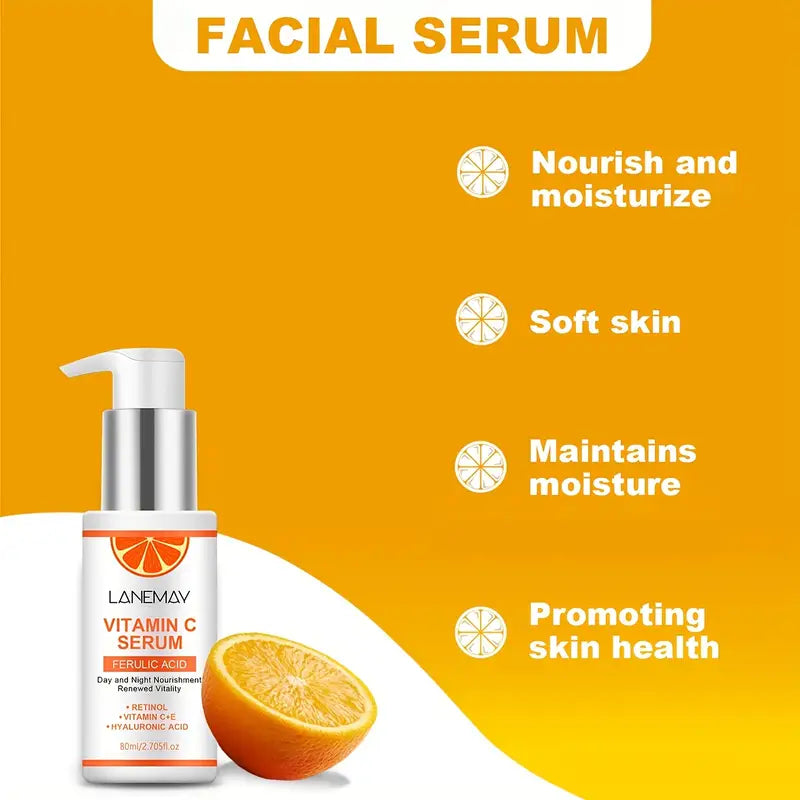 Hydrate and Pulp Skin Vitamin C Serum with Ferulic and Hyaluronic Acid