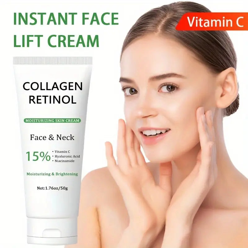 Retinol Facial Lifting Cream-Firming Hydrating with Hyaluronic Acid,Vitamin C and Niacinamide