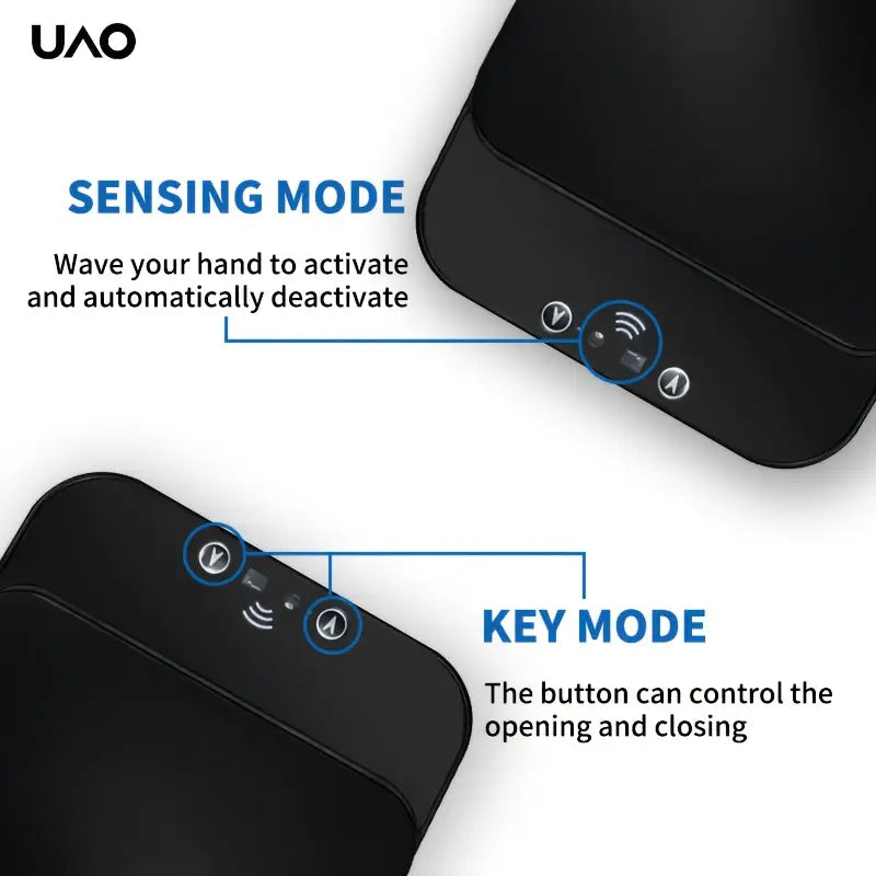Smart Slim Trash Can with Kick-Open Lid - Battery-Powered Ideal for Kitchen Trash