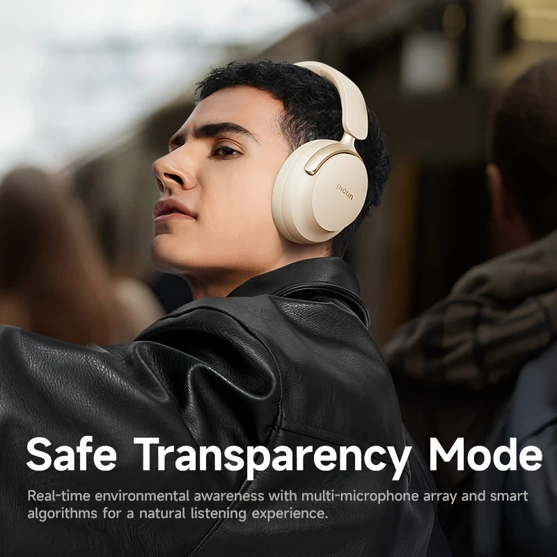 Picun NC60 Hybrid Active Noise Cancelling Headphones