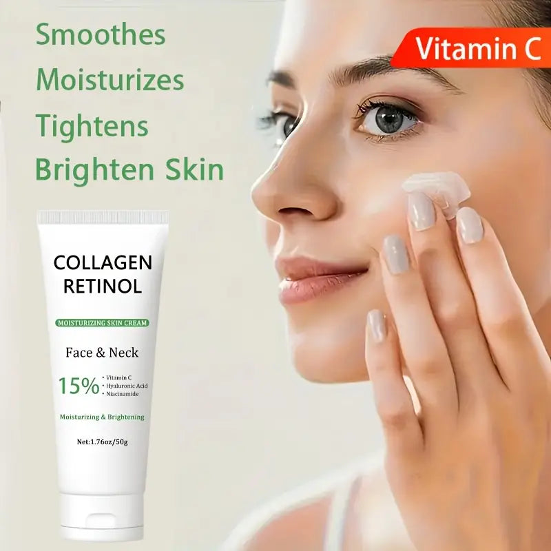 Retinol Facial Lifting Cream-Firming Hydrating with Hyaluronic Acid,Vitamin C and Niacinamide