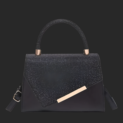 Trendy Small Square Handbag for Women Featuring a Stylish Design - Black