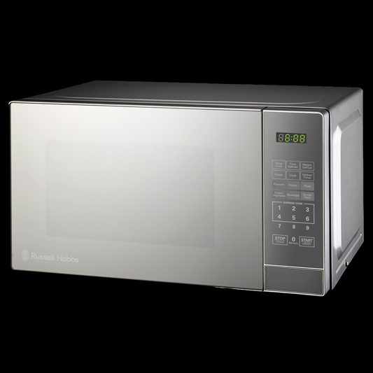 Russell Hobbs 20L Electronic Microwave Mirror Silver