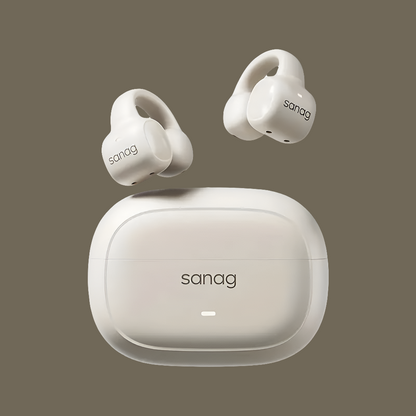 Sanag S3S TWS Open Ear Earphones - White