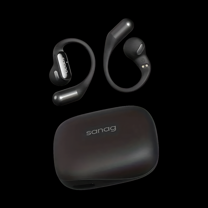 Sanag G6S Ear Noise Cancelling Hook Headphones - Black