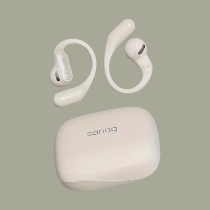Sanag G6S Ear Noise Cancelling Hook Headphones - Beige