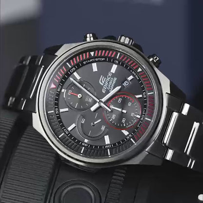 CASIO EDIFICE Men's Business Watch, Sapphire Mirror, Stainless Steel Band