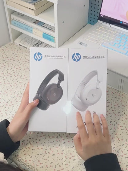 HP Headphones 8NW92PA With Wireless Active Noise Cancellation