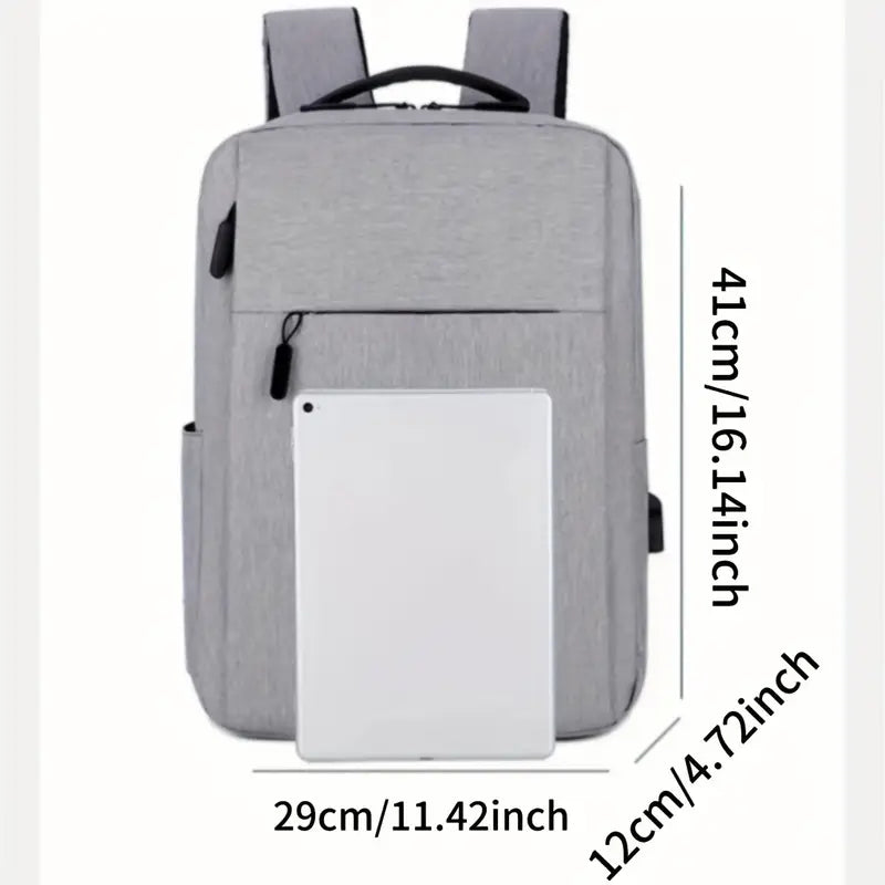 Vanaheimr 40.64cm Travel Laptop Backpack – Lightweight Durable & USB Charging