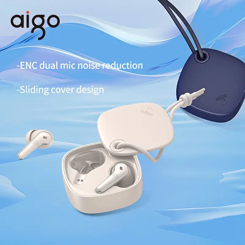AIGO Ultra 5.4 Wireless Earbuds – Long Battery Life, ENC, Hi-Fi Stereo Sound