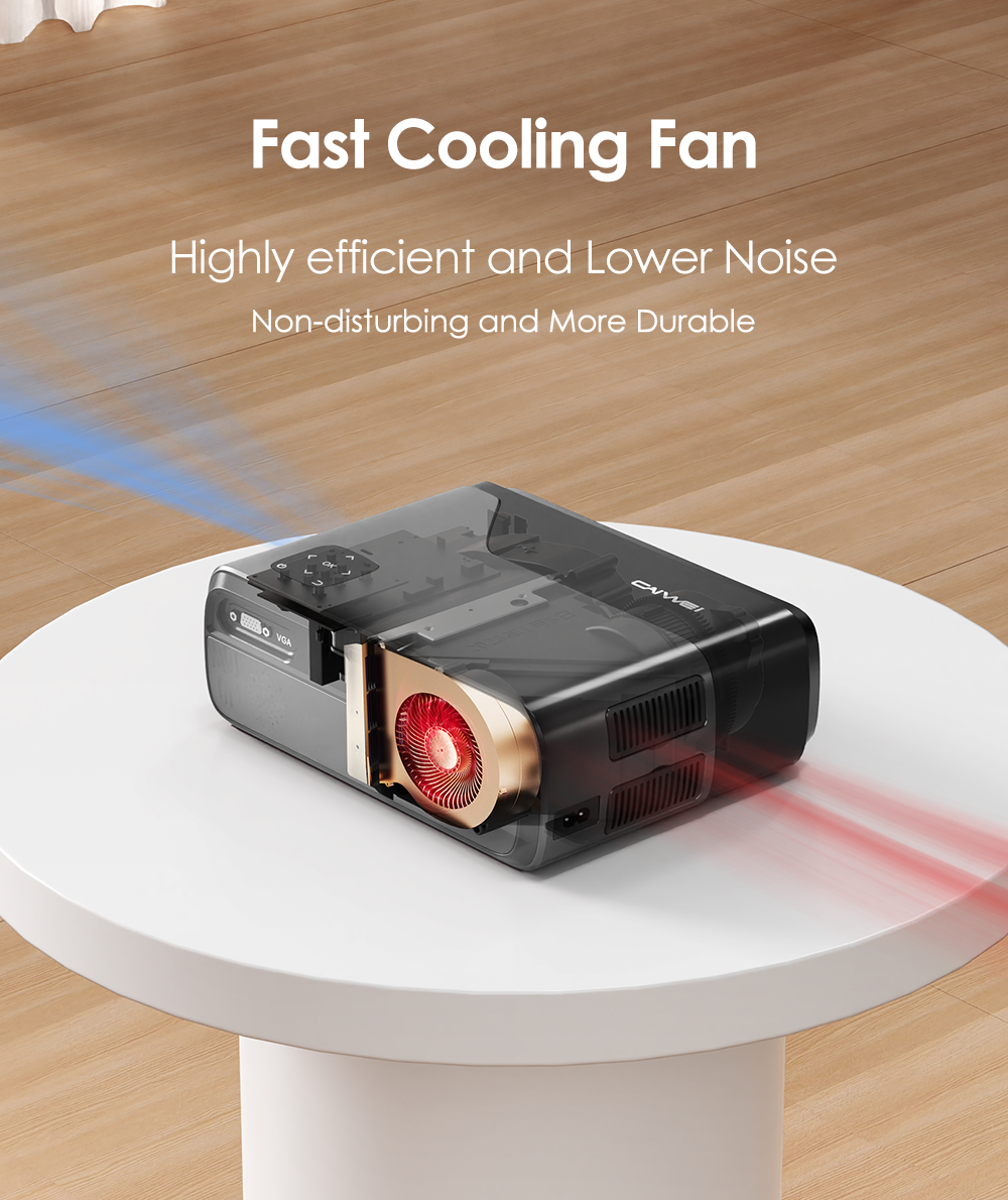 4K UHD Portable 5G Wifi Projector