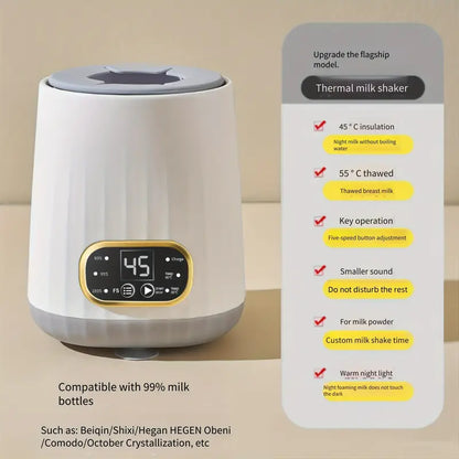 Smart Electric Milk Shaker 3 in 1 Thermal Insulated Formula Mixer