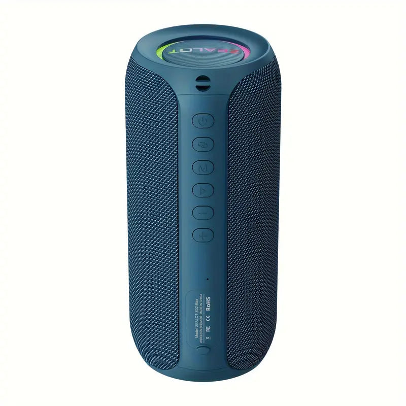 ZEALOT 20W Portable Wireless Speaker with Subwoofer HiFi Stereo Sound - Blue