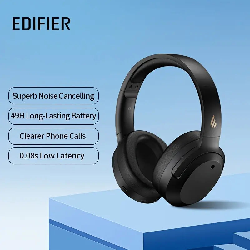 Edifier W820NB Active Noise Cancelling Wireless Headphones – Hi-Res Audio & 44H Battery Life - Escour Mart