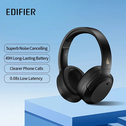 Edifier W820NB Active Noise Cancelling Wireless Headphones – Hi-Res Audio & 44H Battery Life - Escour Mart