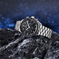 PAGANI DESIGN Sports Quartz Men’S Watch with Chronograph Stainless Steel Wristwatch