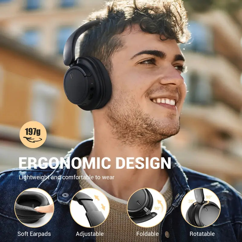 SuperEQ V16 Over-Ear Wireless Headphones