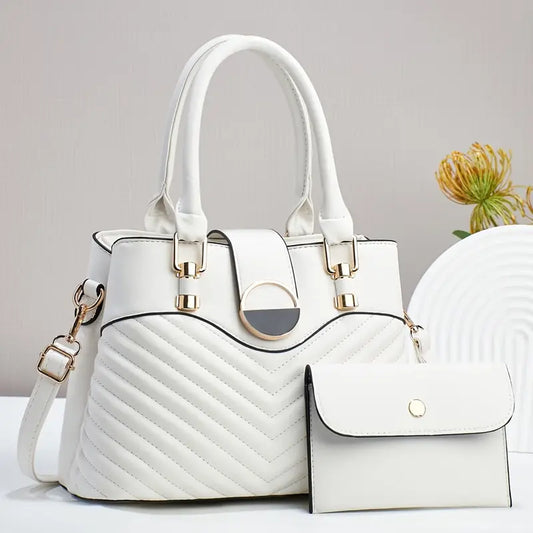 Stylish Hand Bag for Ladies - Beige