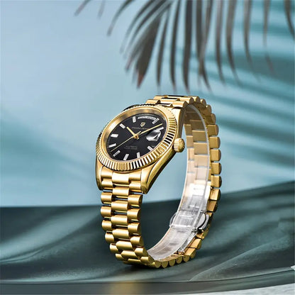 Pagani Design Mens Watch 40mm Japanese NH36A Automatic Mechanical Stainless Steel Luxury Mens Wristwatch