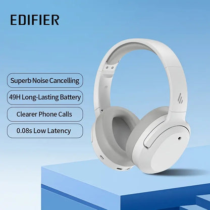 Edifier W820NB Active Noise Cancelling Wireless Headphones – Hi-Res Audio & 44H Battery Life - Escour Mart