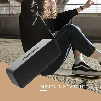 Portable Wireless Speaker BT5.0 – 3D Stereo HiFi Bass & 12H Playtime