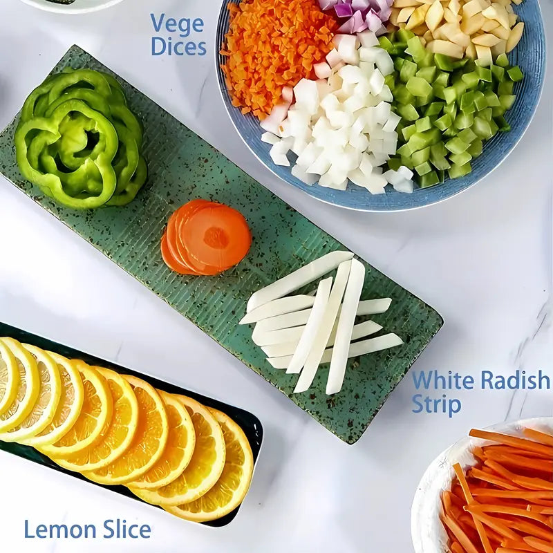 GENAI Multifunctional Vegetable Cutter & Fruit Slicer – Adjustable & Foldable Design