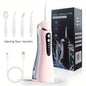 Electric Dental Flosser with 4 Nozzles 3 Modes Large Capacity Water Tank High-Pressure Water Flosser. - Pink