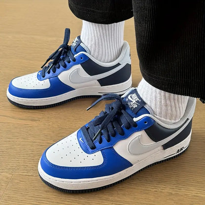 Nike Air Force 1 Low Sneakers – Blue & White