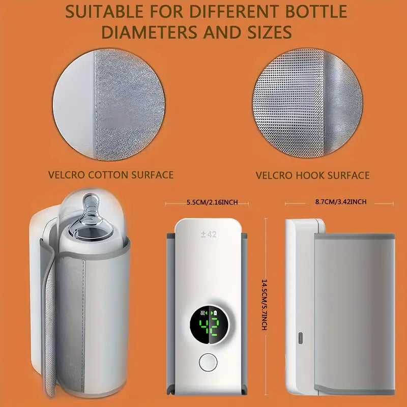 Wireless Portable Baby Bottle Warmer for Travel
