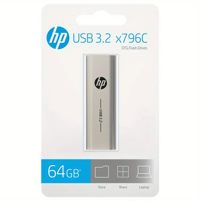 HP USB Type C Flash Drive High Speed OTG Storage - 64GB