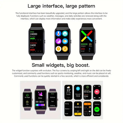 Fitness Tracker Smart Watch – Compatible with iPhone and Android Phones