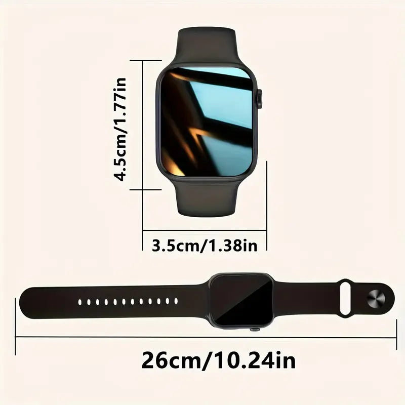 1.7-Inch Smartwatch – Bluetooth Calling, Fitness Tracker, Sports Modes