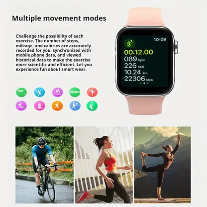 1.7-Inch Smartwatch – Bluetooth Calling, Fitness Tracker, Sports Modes