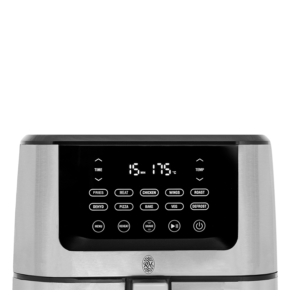7.5L Air Fryer 10 Presets 1600W Stainless Steel