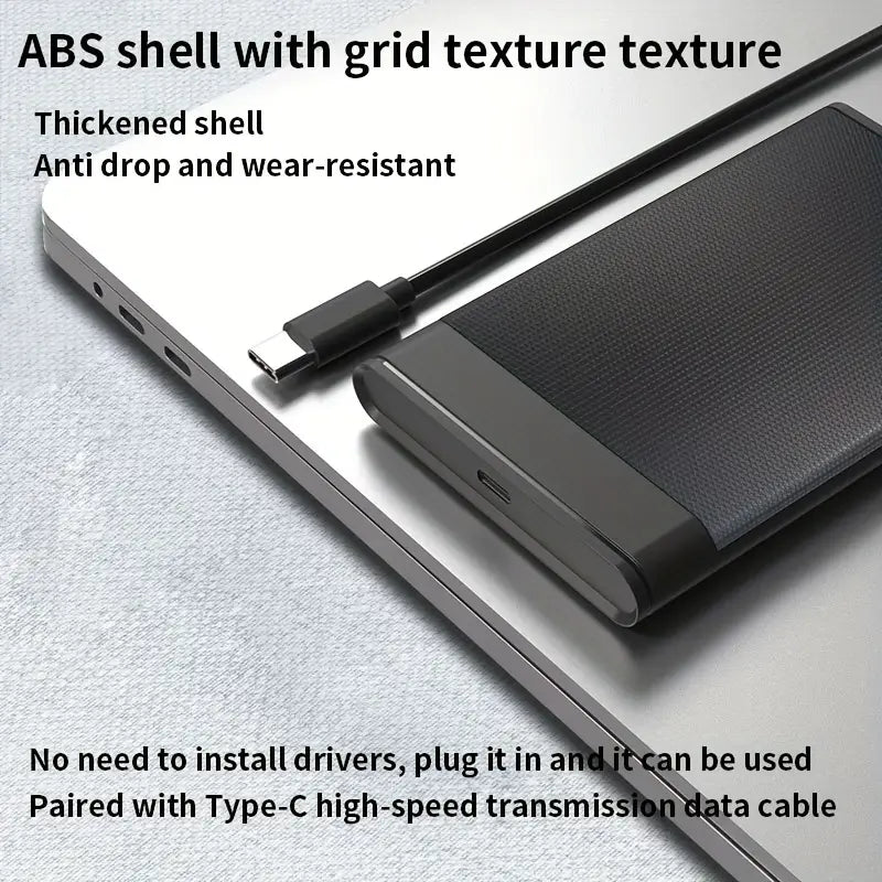 Portable High-Speed USB 3.0 External Hard Drive – 320GB / 500GB / 1TB – Type-C Interface - Escour Mart