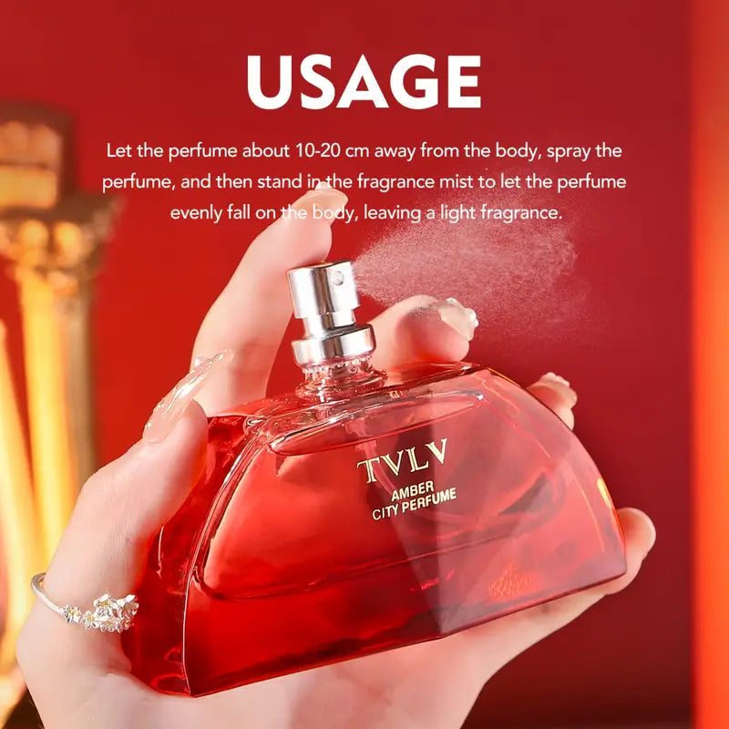TVLV Amber City Perfume – Long-Lasting Fragrance Perfect Gift (100ml)