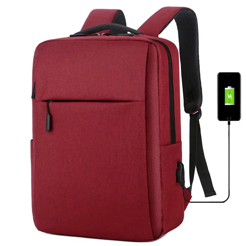 Vanaheimr 40.64cm Travel Laptop Backpack – Lightweight Durable & USB Charging