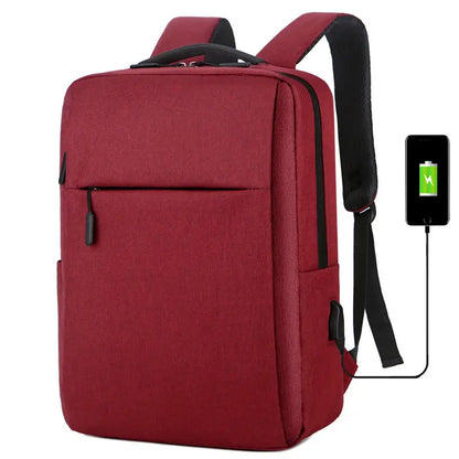 Vanaheimr 40.64cm Travel Laptop Backpack – Lightweight Durable & USB Charging