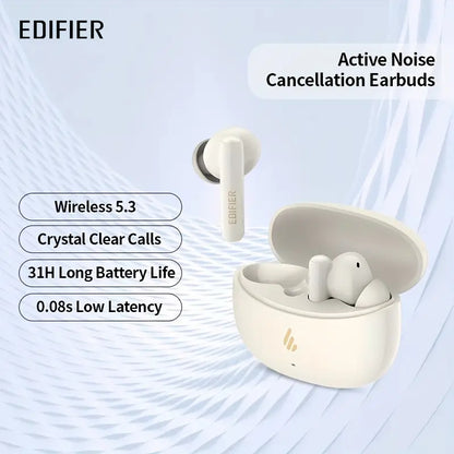 Edifier X5 Pro Active Noise Cancellation Earbuds - White
