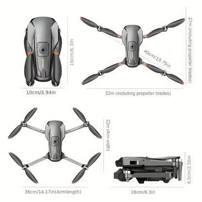 Dual Camera Drone with Night Vision – Long Flight Time & Easy Controls