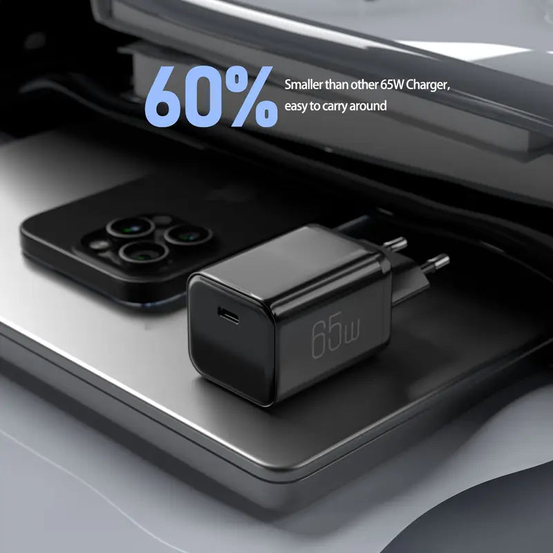 2pcs 65W Fast Charging Head – GaN Charger Type C Wall Charger