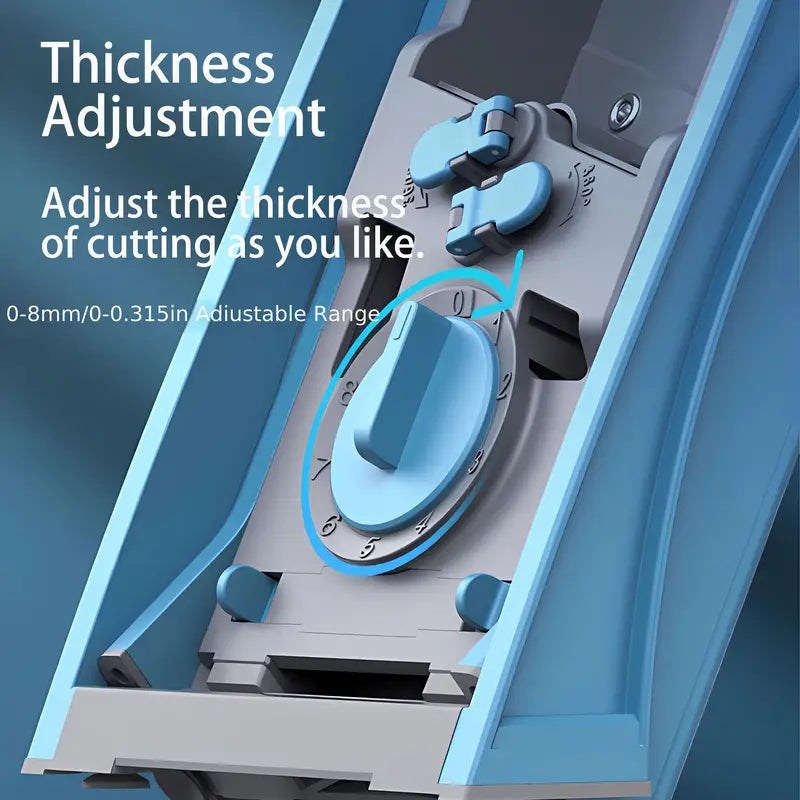 GENAI Multifunctional Vegetable Cutter & Fruit Slicer – Adjustable & Foldable Design