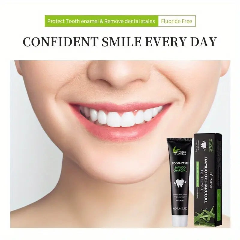 2pcs Bamboo Charcoal Toothpaste