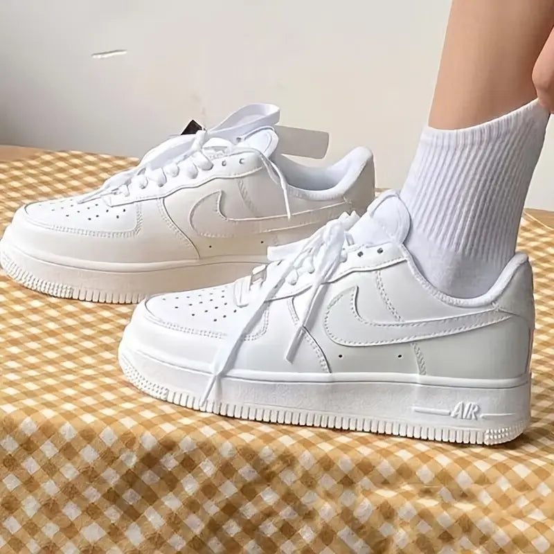 Nike Air Force 1 Classic Pure white Sneakers for Men and Women - Escour Mart