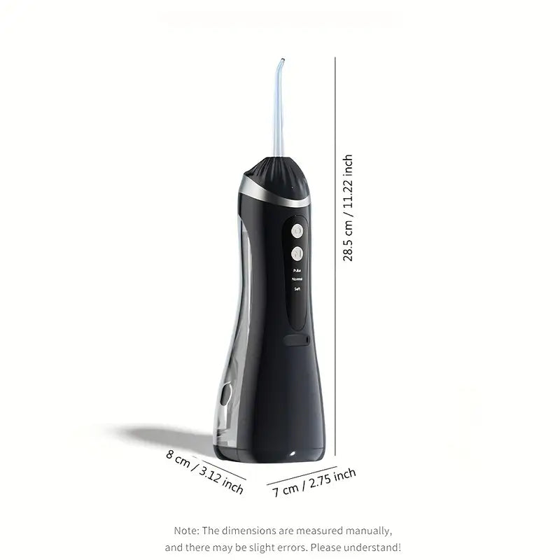 Electric Dental Flosser with 4 Nozzles 3 Modes Large Capacity Water Tank High-Pressure Water Flosser.