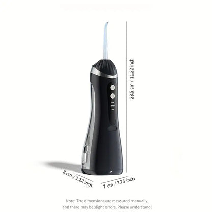 Electric Dental Flosser with 4 Nozzles 3 Modes Large Capacity Water Tank High-Pressure Water Flosser.