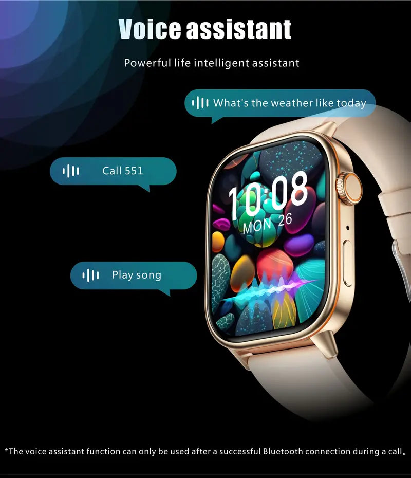 QX17 Smart Watch Compass LED and Advanced Health Tracking - Escour Mart