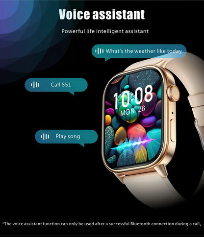 QX17 Smart Watch Compass LED and Advanced Health Tracking - Escour Mart