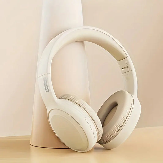 Lenovo Over-Ear HiFi Wireless Headphones Immersive Audio & Clear Voice Calls - Escour Mart