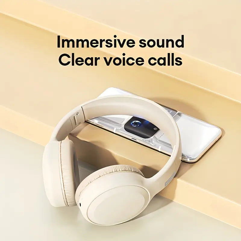 Lenovo Over-Ear HiFi Wireless Headphones Immersive Audio & Clear Voice Calls - Escour Mart